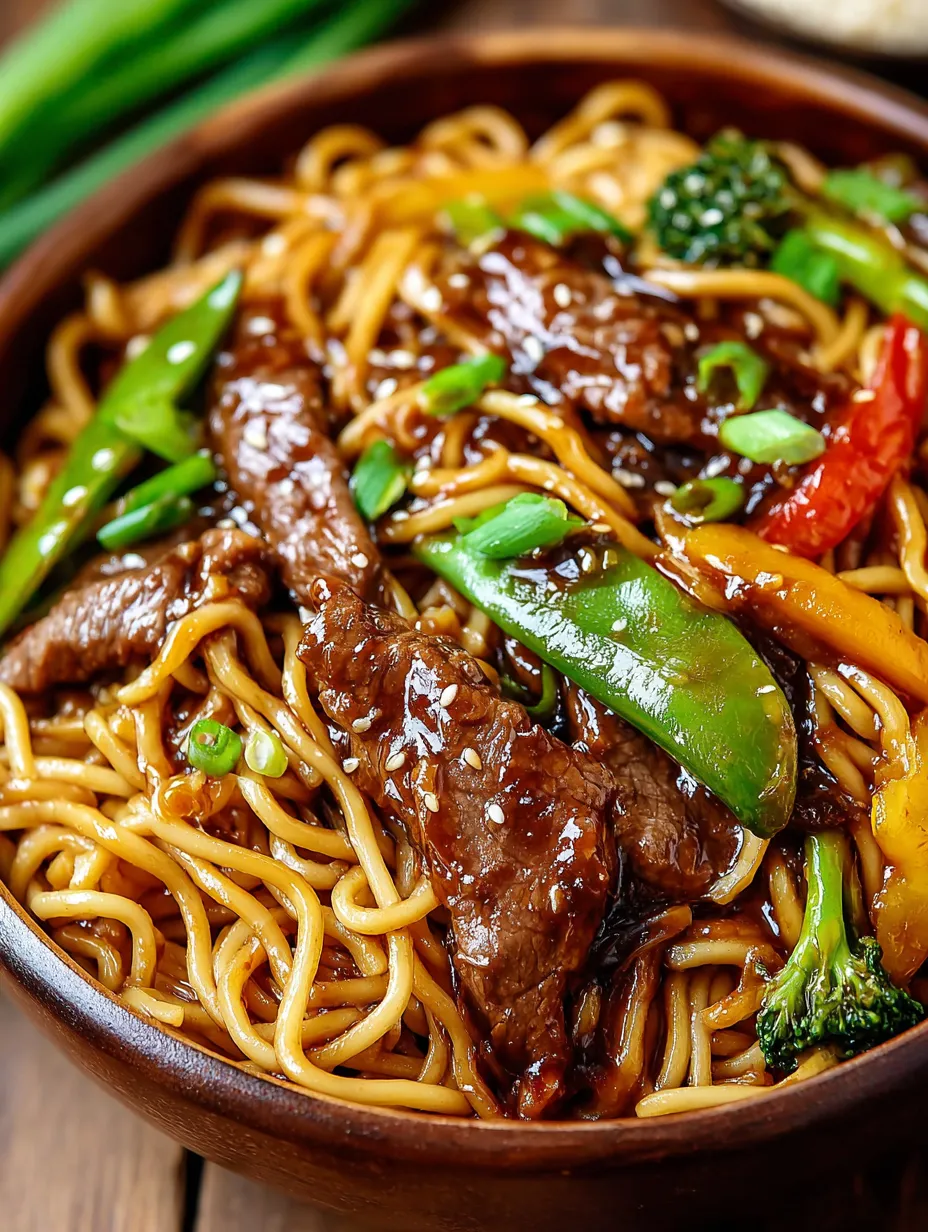 A bowl of beef noodles with vegetables.