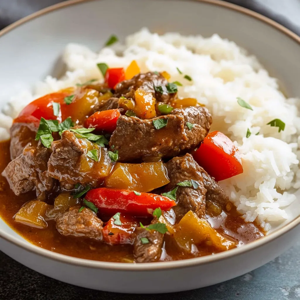 A bowl of rice and meat.