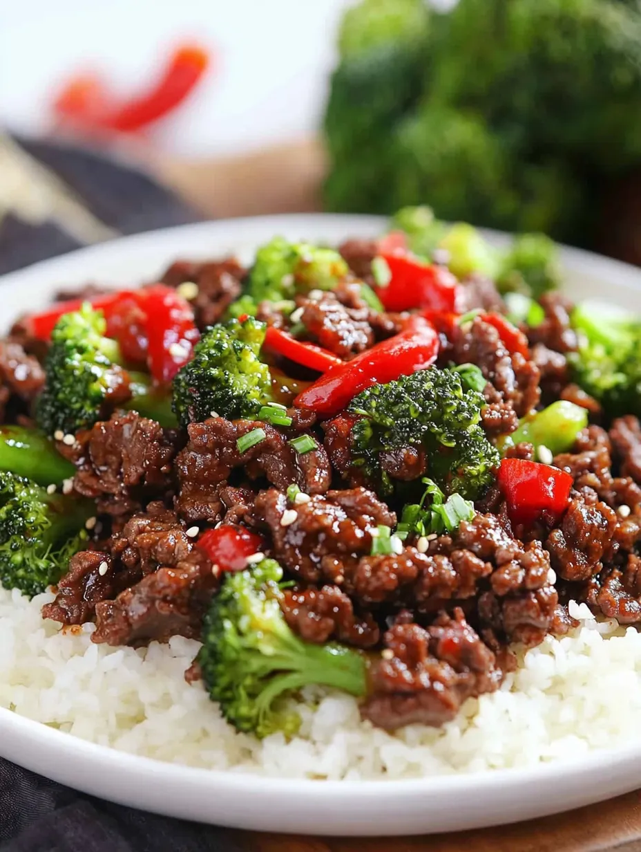 A bowl of beef and broccoli.