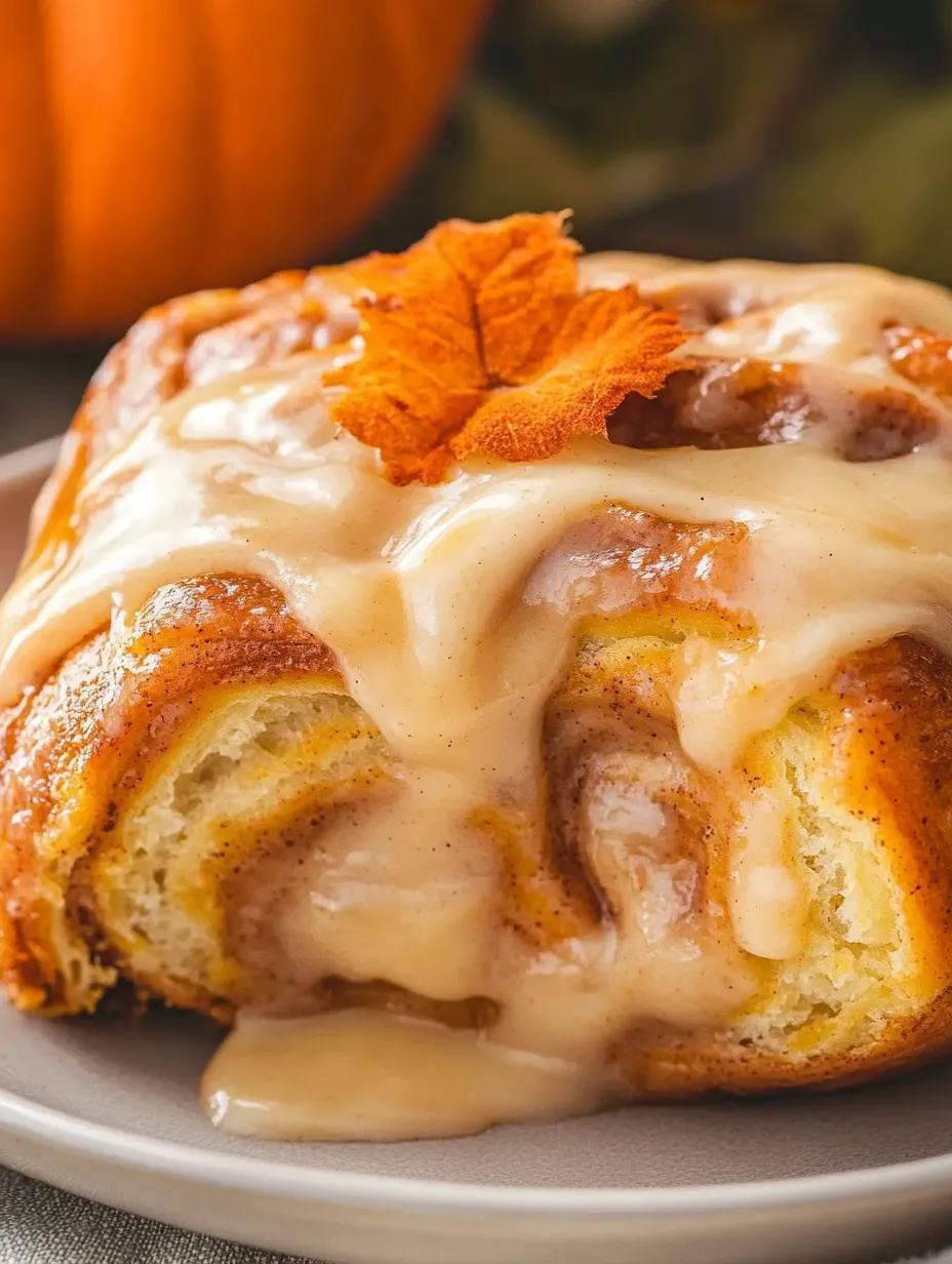 A cinnamon roll with a slice missing.