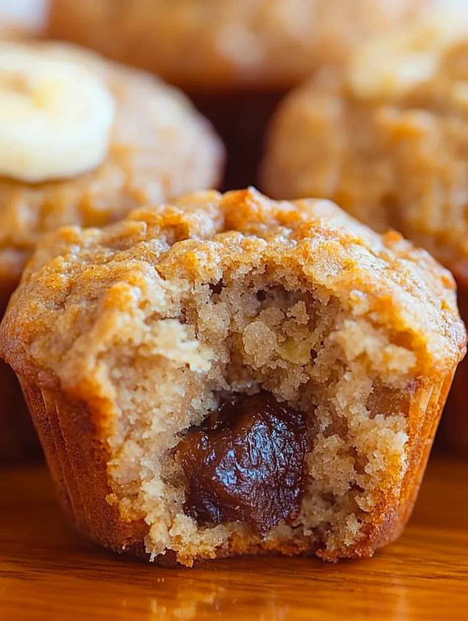 A muffin with a banana in it.
