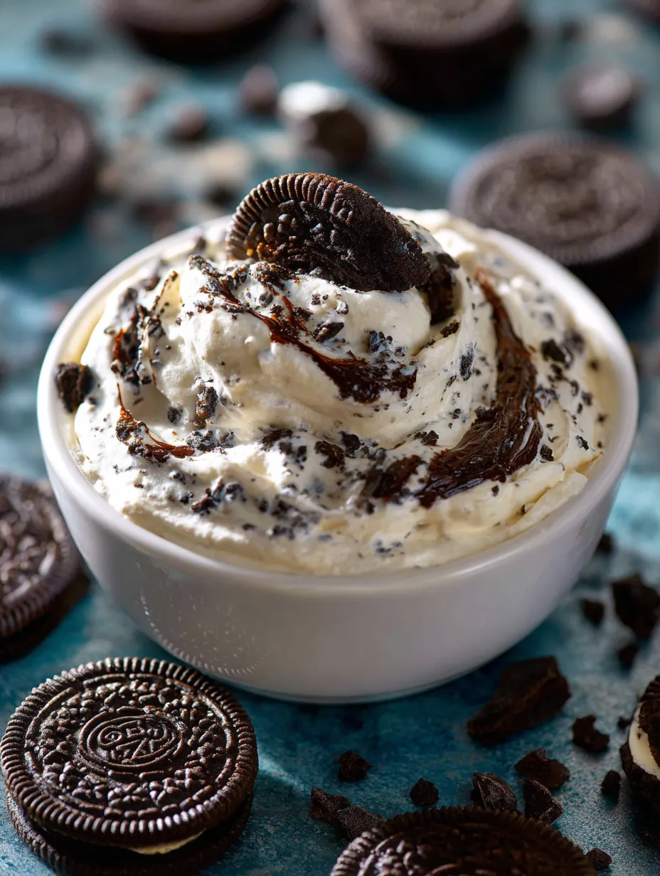 A bowl of Oreo fluff.
