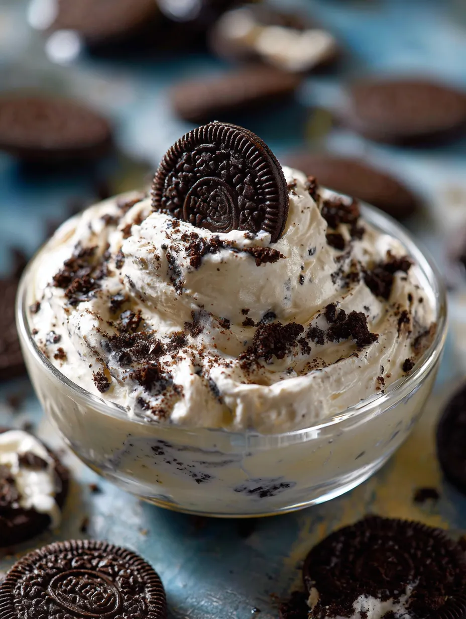 A bowl of Oreo fluff.